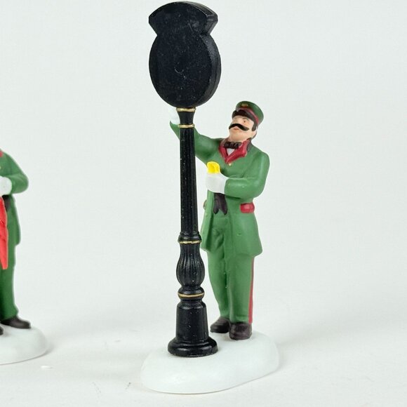 Department 56 Train Station Figures Vintage Collectible Railroad Workers - Picture 7 of 10